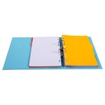 Classeur à levier PVC A4 D70mm PremTouch bleu clair EXACOMPTA