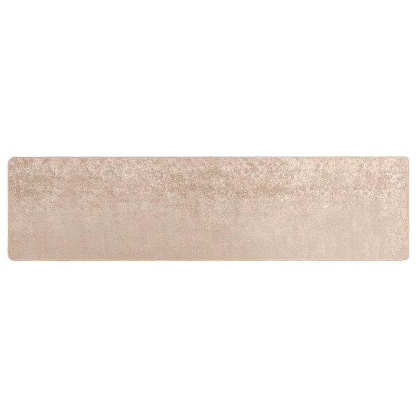 vidaXL Coureur de Tapis MARSA Beige 50 x 400 cm Polyester et PVC