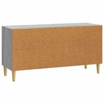 vidaXL Meuble TV 99 x 34 5 x 50 cm Sonoma gris Bois d'ingénierie