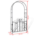 vidaXL Arche de jardin