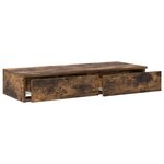 vidaXL Tiroirs de lit Chêne fumé 80 x 36.5 x 16.5 cm Bois d'ingénierie