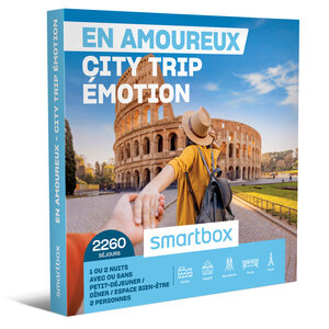 SMARTBOX - Coffret Cadeau En amoureux - City Trip Émotion - Séjour