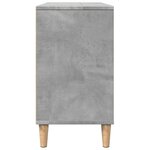 vidaXL Armoire salle de bain gris béton 80x33x60cm bois d'ingénierie