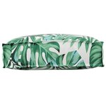 vidaXL Coussin pour dossier de palette Floral Motif de feuille