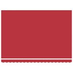 vidaXL Auvent rétractable électrique Rouge et Blanc 4 × 3 m
