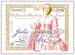 Timbre - Julie-Victoire Daubié - Lettre verte