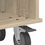 vidaXL Meuble TV Chêne Sonoma 68 5 x 35 x 35 cm Bois d'ingénierie