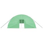 vidaXL Serre avec cadre en acier vert 132 m² 22x6x2 85 m