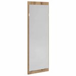 vidaXL Ensemble de meubles d'entrée 4 Pièces Chêne noir Bois d'ingénierie