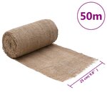 vidaXL Rouleau de jute 0 25x50 m 100   jute 200 g/m²