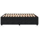 vidaXL Cadre de lit Noir 140x190 cm Velours