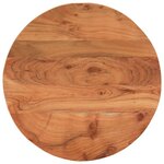vidaXL Dessus de table Ø60x3 8 cm rond bois massif d'acacia