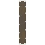 vidaXL Pieds de table de bar en acier naturel 2 pièces 40 x (90-91) cm Acier