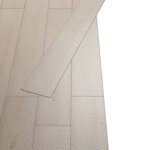 vidaXL Dalles de plancher PVC autoadhésif blanc chêne classique