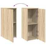 vidaXL Armoire rangement chêne sonoma 40x45x103 5 cm bois d'ingénierie