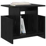 vidaXL Meuble TV 2 Pièces Chêne noir 50 x 35 x 45 cm Bois d'ingénierie
