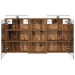 vidaXL Ensemble de Meubles de Salle de Bain 3 Pièces 110 x 10 5 x 60 5 cm