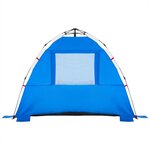 vidaXL Tente de plage 3 personnes libération rapide imperméable