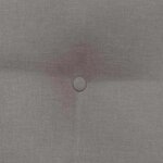 vidaXL Coussin de Dos Taupe 80 x 24 x 50 cm tissu