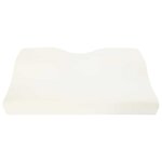 vidaXL Oreiller avec oreiller Blanc 60 x 34 x 11 cm Polyester