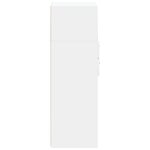 vidaXL Buffet haut blanc 40x42 5x124 cm bois d'ingénierie