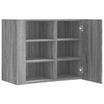 vidaXL Armoire murale sonoma gris 75x35x60 cm bois d'ingénierie