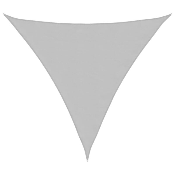 vidaXL Voile d'ombrage gris clair 5x5x5 m 100  polyester oxford