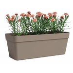 Jardinière rectangulaire taupe 49 9 x 20 x hauteur 18 1 cm