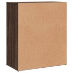 vidaXL Buffet chêne marron 60x31x70 cm bois d'ingénierie