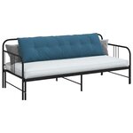vidaXL Coussin de Dos Bleu 180 x 50 cm Tissu en velours côtelé