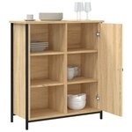 vidaXL Buffet chêne sonoma 70x30x80 cm bois d'ingénierie