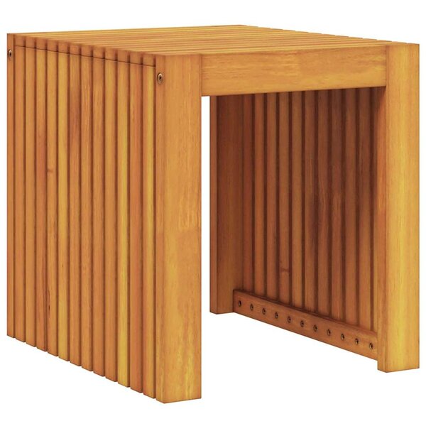 vidaXL Table d'appoint de jardin 43 x 36 x 40 cm en teck massif