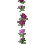 vidaXL Guirlandes de fleurs 6 Pièces violet clair 250 cm