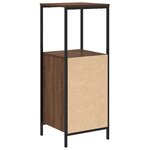 vidaXL Meuble de salle de bain avec étagères chêne marron 36x35x95 cm