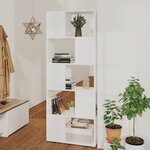 vidaXL Bibliothèque Séparateur de pièce Blanc 60x24x155 cm