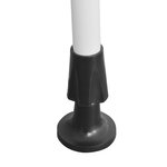 vidaXL Auvent rétractable manuel 400 cm Rayures bleues et blanches