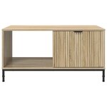 vidaXL Table basse Chêne sonoma 90 x 49 x 46 cm Bois d'ingénierie