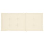 vidaXL Chaises pliables de jardin lot de 3 avec coussins Bois d'acacia