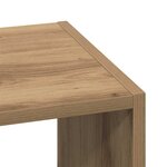 vidaXL Bibliothèques 2 Pièces empilable chêne artisanal bois d'ingénierie