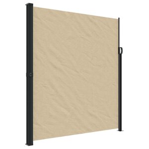 vidaXL Auvent latéral rétractable beige 220x300 cm