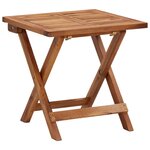 vidaXL Ensemble de chaises longues lot de 2 table Bois acacia massif