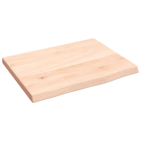 vidaXL Étagère murale 40x30x2 cm bois de chêne massif non traité