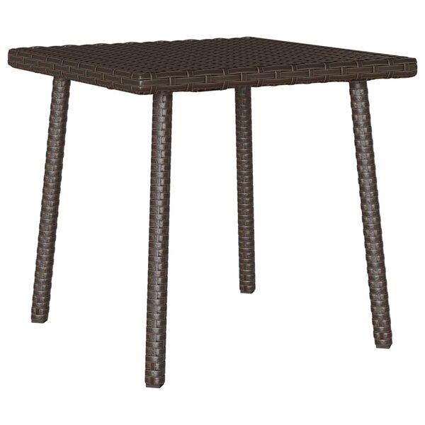 VidaXL Table basse de jardin rectangulaire marron 40x40x37 cm rotin