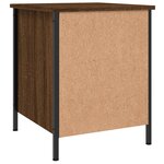 vidaXL Tables de chevet 2Pièces chêne marron 40x42x50cm bois d'ingénierie