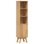 vidaXL Ensemble de meubles de salle de bain avec tiroir 4 Pièces Marron