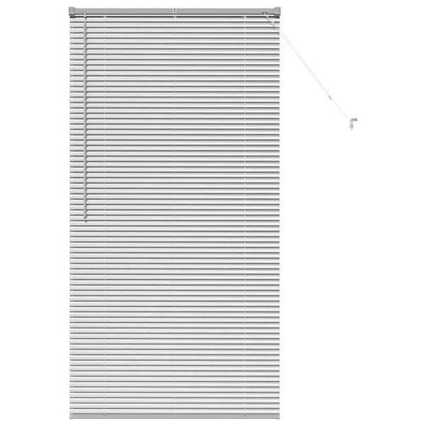 vidaXL Stores vénitiens Argenté 175 x 95 cm Aluminium