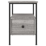 vidaXL Tables de chevet 2 Pièces sonoma gris 34x36x50cm bois d'ingénierie
