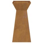 vidaXL Jardinière en Acier Corten avec Bol de 35x35x73 cm