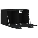 vidaXL Armoire murale Noir 60x36 5x35 cm Bois d'ingénierie