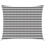 vidaXL Voile d'ombre Anthracite et blanc 2 5 x 3 5 m HDPE